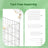 Metal Gabion Cage Basket - 100 x 80 x 30 cm - Galvanized Steel - 5 x 10 cm Mesh Size