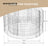Round Stone Gabion - 90L - Galvanised Steel - Rust-Resistant