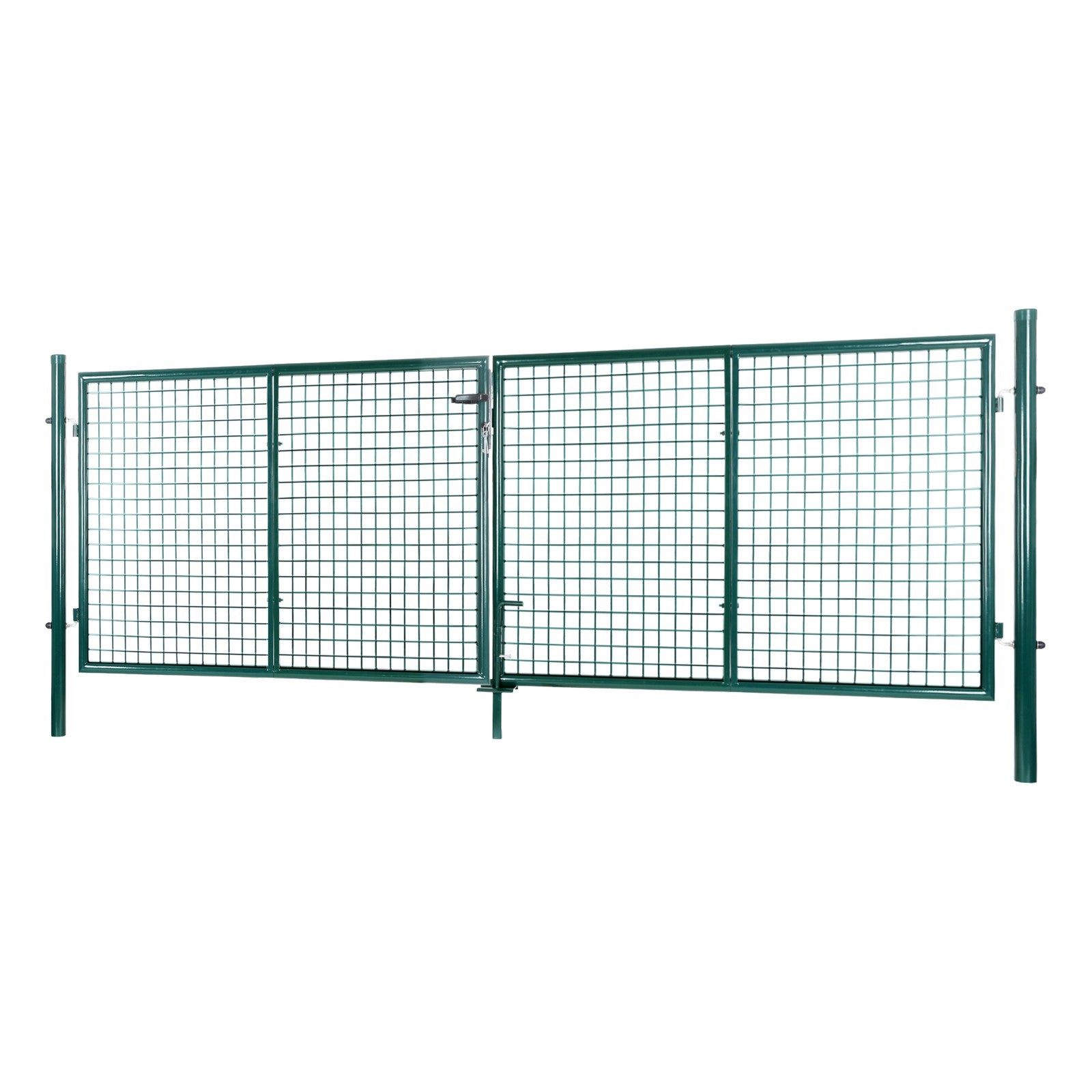 Double Garden Gate - Steel - Green