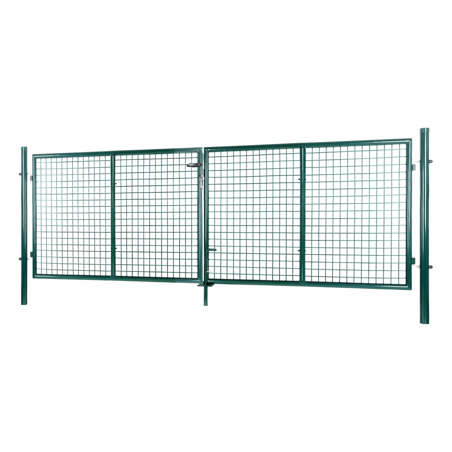 Double Garden Gate - Steel - Green