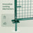Double Garden Gate - Steel - Green