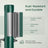 Double Garden Gate - Steel - Green
