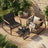 3-Piece Outdoor Conversation Set - 30L - Steel - Rocking Chairs
