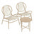 3-Piece Patio Bistro Furniture Set - PE and Steel - Brown
