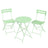 Patio Table and Chairs Set - 3-Piece - Steel - Weather-Resistant