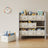 Toy Organiser - Non-Woven Fabric - Cloud White - Spacious Design with 9 Storage Boxes