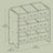 Toy Organiser - Non-Woven Fabric - Cloud White - Spacious Design with 9 Storage Boxes