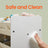 Toy Organiser - Non-Woven Fabric - Cloud White - Spacious Design with 9 Storage Boxes