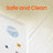 Toy Organiser - Non-Woven Fabric - Cloud White with Pattern - Spacious Design with 9 Storage Boxes