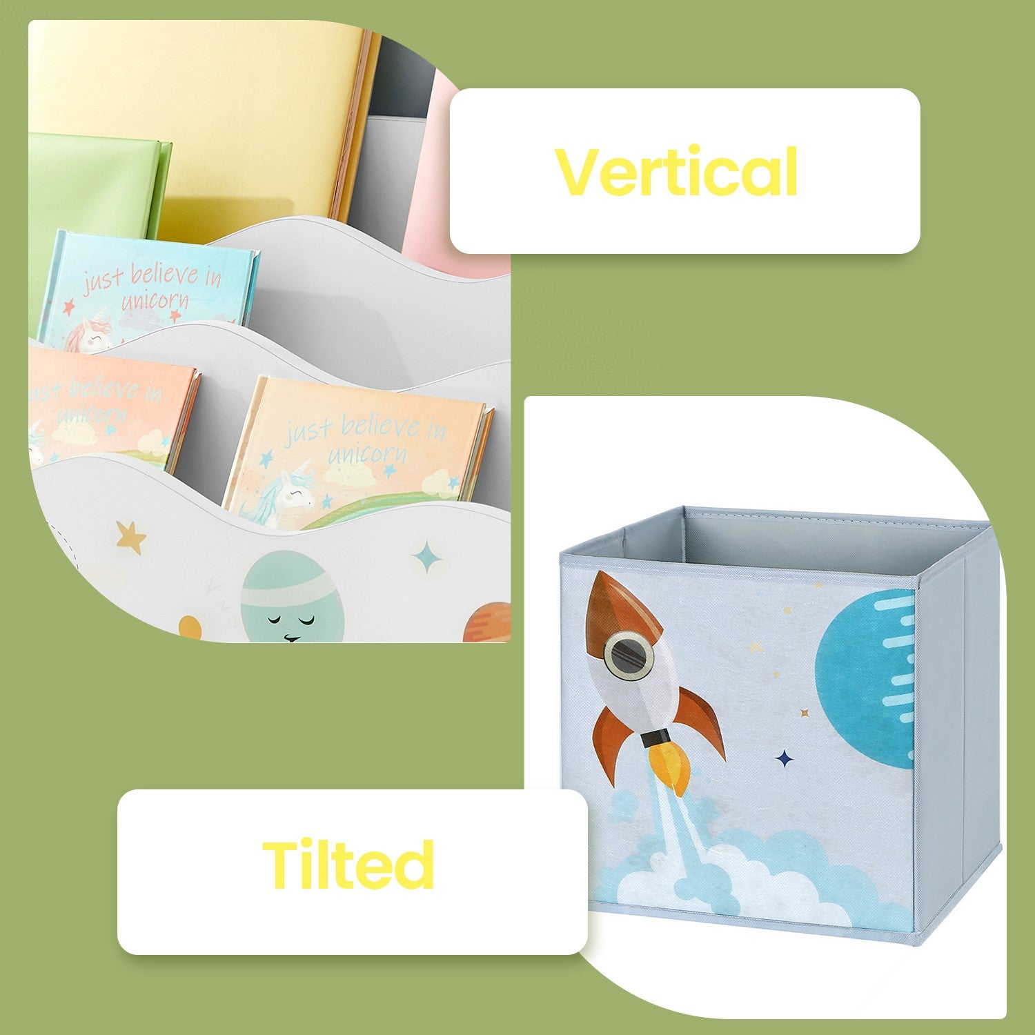 Toy Organiser - 100L - Particleboard - Multi-Functional Storage Unit