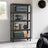 5-Tier Shelving Unit - Metal - Silver - Adjustable Shelves
