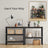 5-Tier Shelving Unit - Metal - Silver - Adjustable Shelves