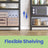 5-Tier Shelving Unit - Steel - Silver - Adjustable Shelves with 650 kg Load Capacity