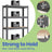 5-Tier Shelving Unit - Steel - Silver - Adjustable Shelves with 650 kg Load Capacity