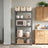 5-Tier Shelving Unit - Steel - Silver - Adjustable Shelves with 650 kg Load Capacity