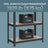 5-Tier Shelving Unit - Steel - Silver - Adjustable