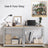 4-Tier Garage Storage Shelving - Steel - Silver