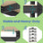 Garage Storage Shelving - Metal - Black - Adjustable 5-Tier Unit