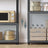 5-Tier Storage Shelving Unit - Metal - Brown and Black - Adjustable