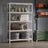 5-Tier Storage Shelving Unit - Metal - Brown and Black - Adjustable