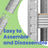 Storage Shelving Unit - Metal - Silver - 5-Tier