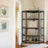 5-Tier Corner Shelf - 875 kg Load Capacity - Heavy Duty Metal - Silver and Natural Beige