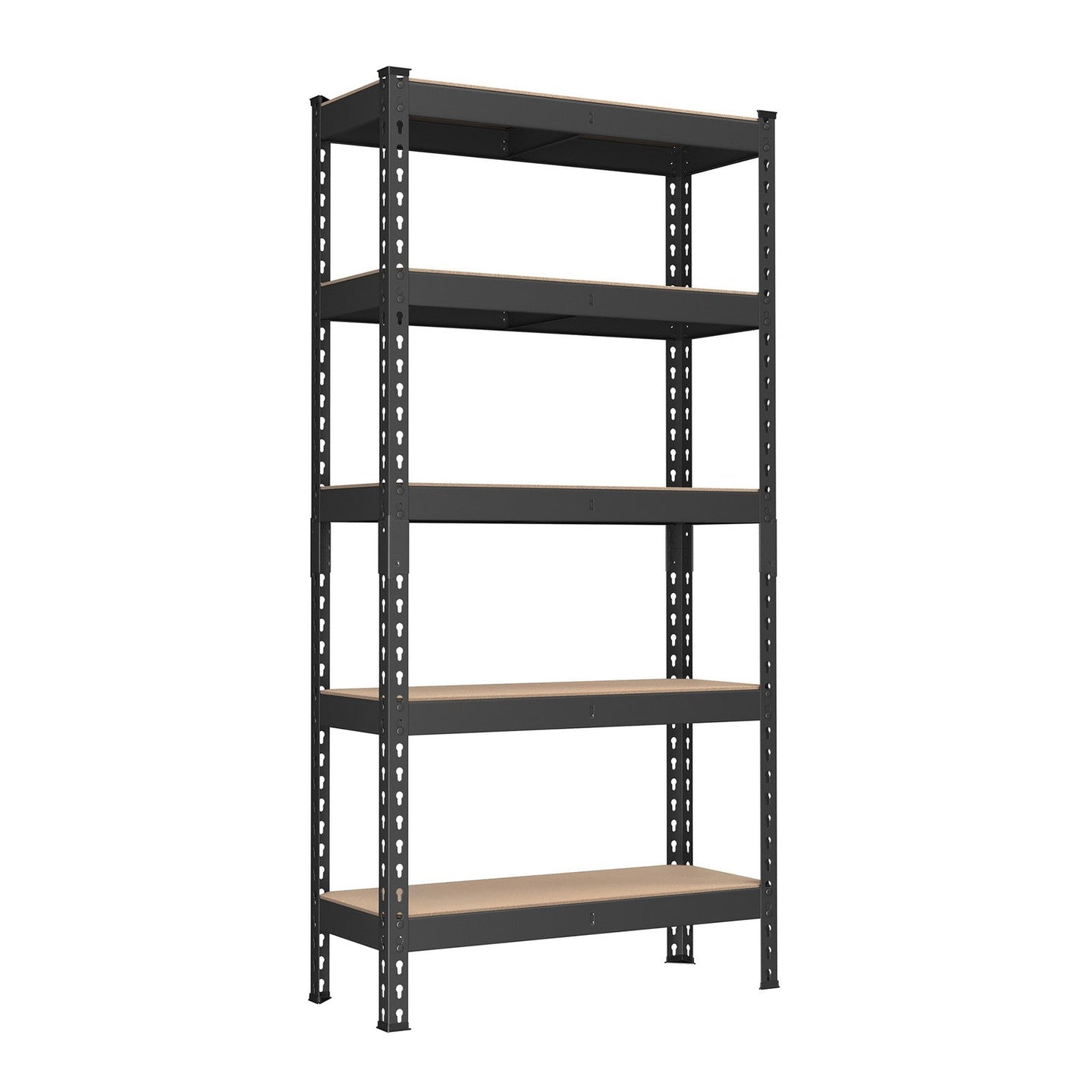 5-Tier Storage Shelves - 30L - Steel Frame - Adjustable Shelves