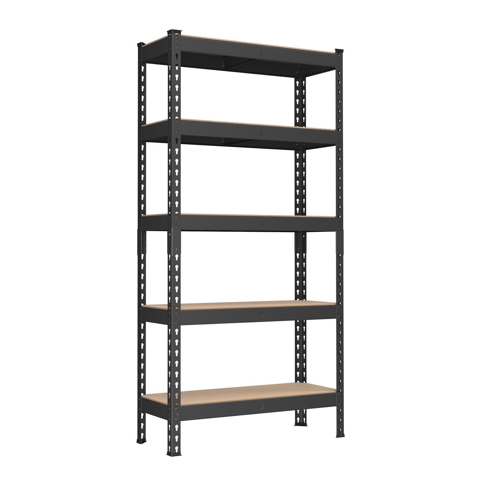 5-Tier Storage Shelves - 30L - Steel Frame - Adjustable Shelves