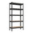 5-Tier Storage Shelves - 30L - Steel Frame - Adjustable Shelves