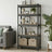 5-Tier Storage Shelves - 30L - Steel Frame - Adjustable Shelves