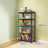 5 Tier Shelving - MDF - Rustic Brown