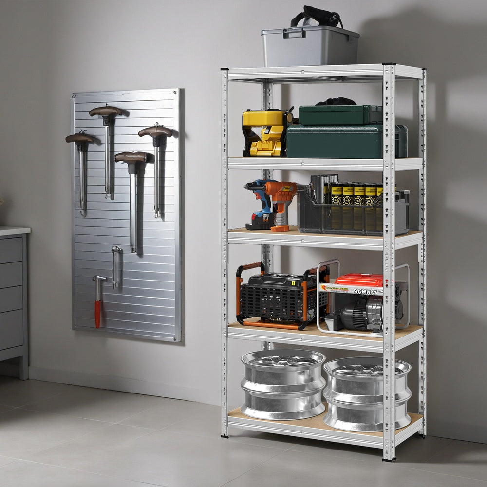 Heavy-Duty Adjustable Shelving Unit - 875L - Steel - Adjustable Shelves