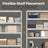 Heavy-Duty Adjustable Shelving Unit - 875L - Steel - Adjustable Shelves