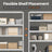 Metal Storage Racks - 30L - Steel - Adjustable Shelves