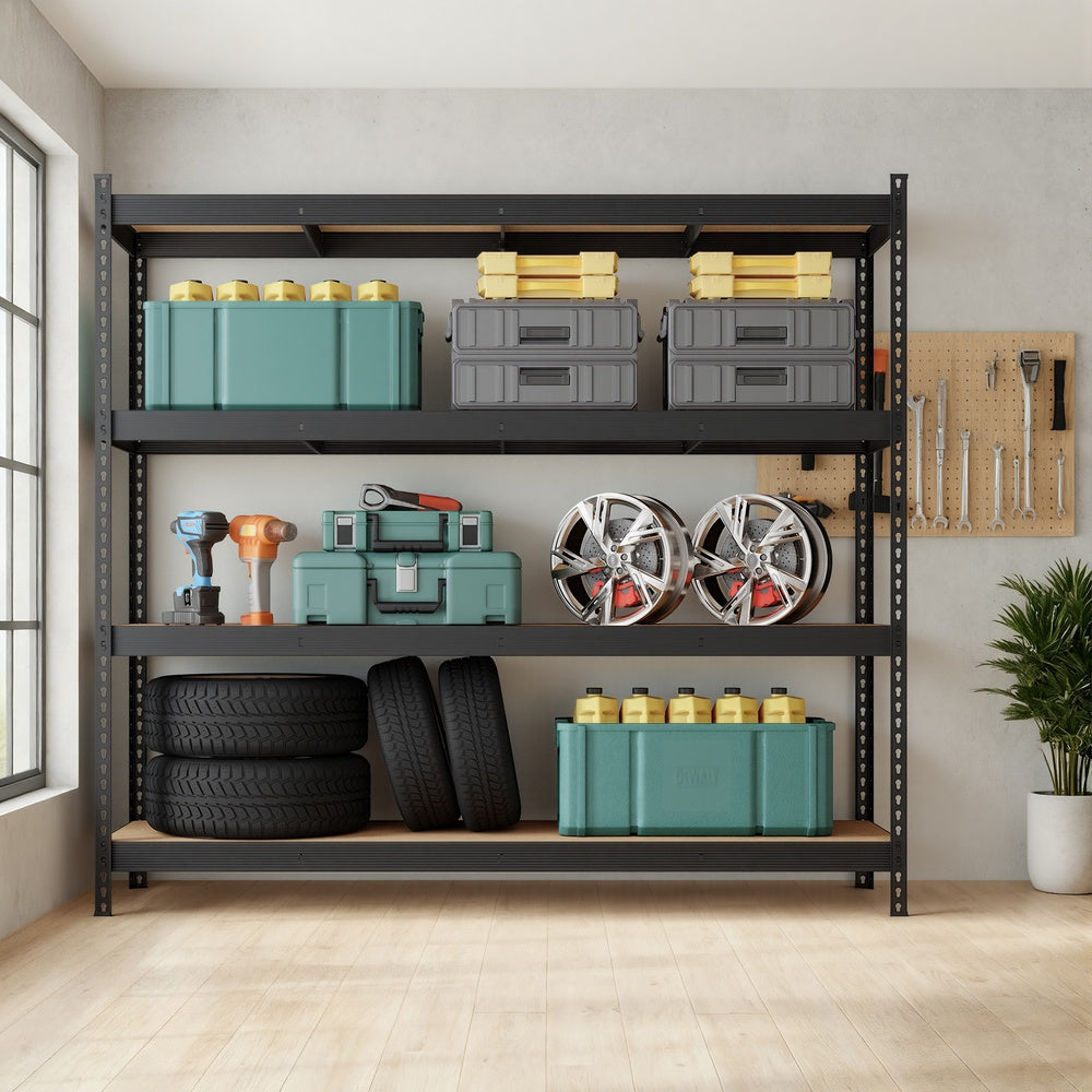 Heavy-Duty Storage Rack - 2000L - Steel - Adjustable Shelves