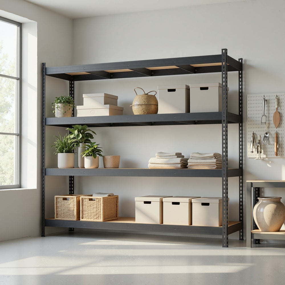 Heavy-Duty Storage Rack - 2000L - Steel - Adjustable Shelves
