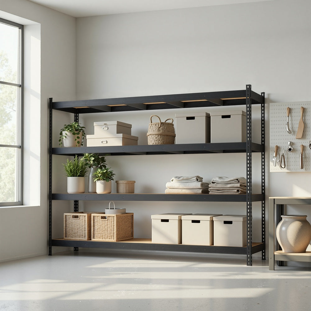 Heavy-Duty Storage Rack - 200L - Steel - 4-Tier