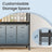 Heavy-Duty Storage Rack - 200L - Steel - 4-Tier