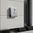 Wall Mailbox - Stainless - Silver - with Lock and Newspaper Holder