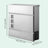 Large Mailbox - Stainless Steel - Silver - with Lock