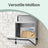 Large Mailbox - Stainless Steel - Silver - with Lock
