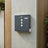 Mailbox - Copper Lock Cylinder - Anthracite Grey