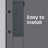 Mailbox - Copper Lock Cylinder - Anthracite Grey