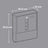 Mailbox - Copper Lock Cylinder - Anthracite Grey