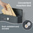 Wall Mounted Mailbox - Metal - Anthracite Grey - Copper Lock Cylinder with Newspaper Holder