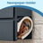 Lockable Wall-Mounted Mailbox - Metal - Anthracite Grey - Includes Newspaper Holder