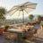 Outdoor Patio Umbrella - 3m - Polyester - Solar LED Lights