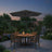Outdoor Patio Umbrella - 2.7m - Steel Frame - Solar Powered LED Lights