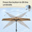 Outdoor Patio Sun Umbrella - 2.7m - Steel Frame - Solar-Powered LED Lights