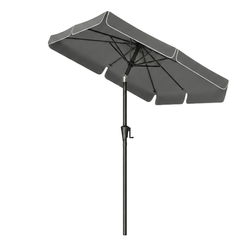 Patio Umbrella - 2 x 1.5m - Steel Frame - UPF 50+